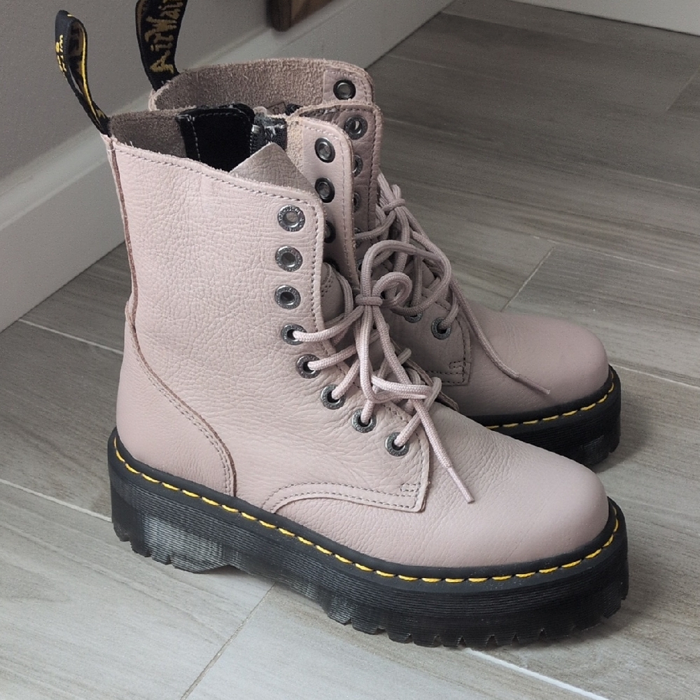 Dr. Martens Light Pink Combat Boots